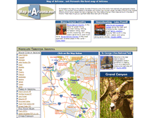 Tablet Screenshot of mapofarizona.net